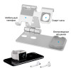 Підставка для телефону багатофункціональна 3-в-1 VHG A41 Universal Phone Stand Silver